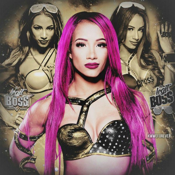Чемпионка Саша Бэнкс в WWE
