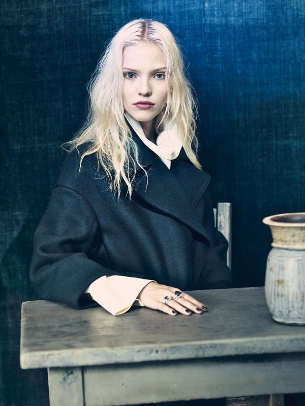 Саша Лусс в Vogue модель фотосессии
