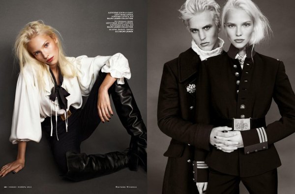 Саша лусс для vogue russia, Модель саша лусс, Саша лусс fashion vogue