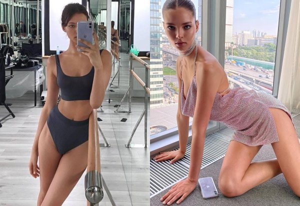 Алеся Кафельникова до похудения в купальнике