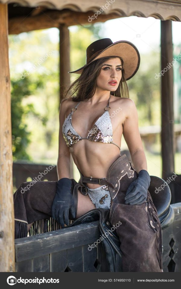 Анжелика бриджес в ковбойской шляпе, Девушка ковбой, Cowgirl hot