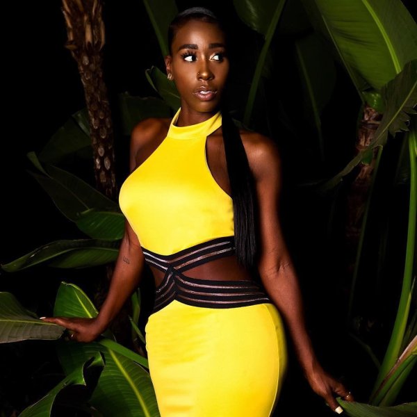 Темнокожая девушка, Bria myles, Чернокожая девушка